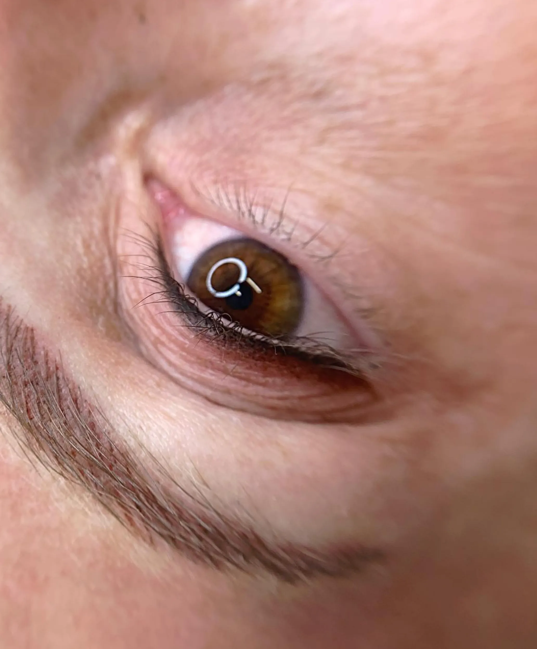tattooed eyeliner before and after