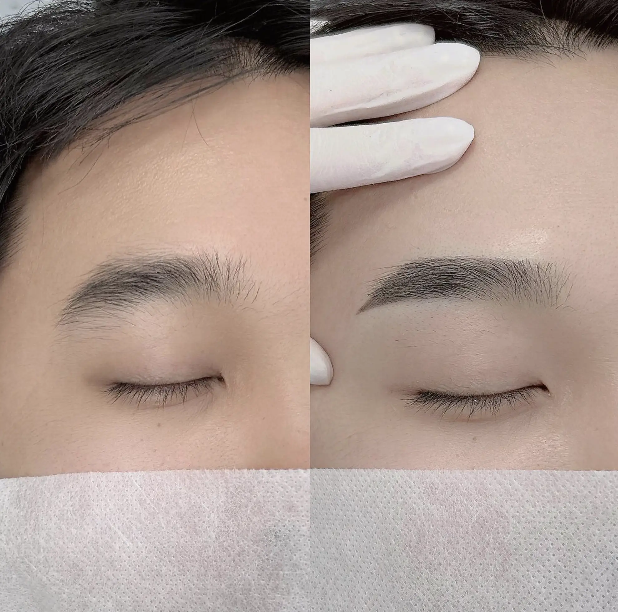 natural eyebrow tattoo